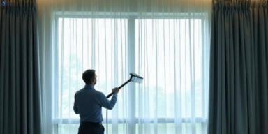Commercial drapes cleaning service carnegie-vic hotels offices