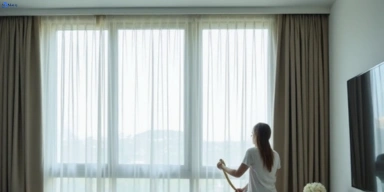 Delicate sheer drape cleaning carnegie-vic Matty Curtain Cleaning
